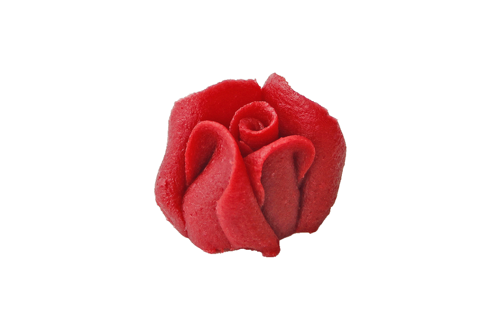 Rød marsipanrose